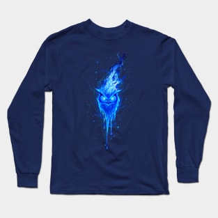 The Wisdowl blue Long Sleeve T-Shirt